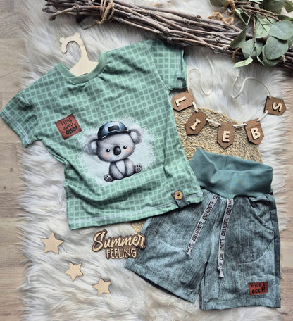 JERSEY | KOALA PANEL | GRÜN KACHELN