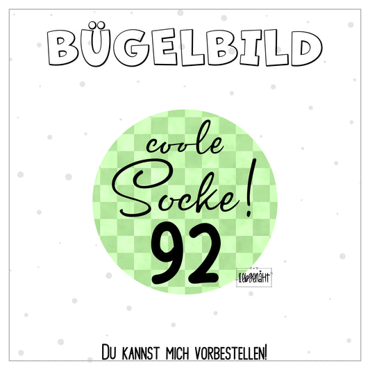 VORBESTELLUNG! Größenlabel - coole Socke