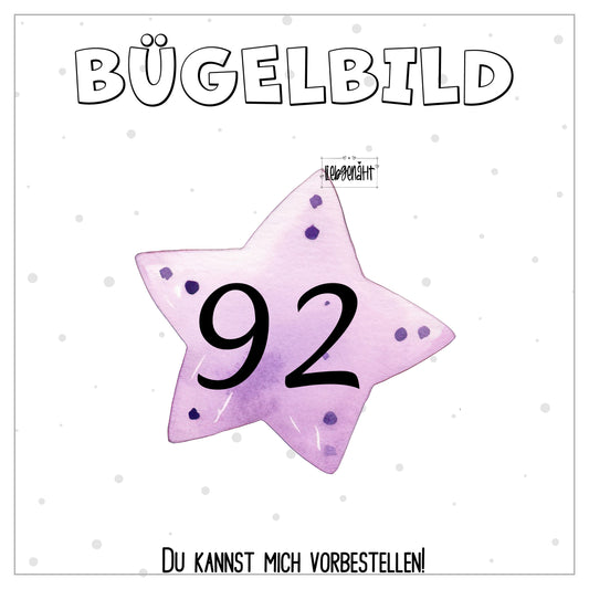 VORBESTELLUNG! Größenlabel - Stern