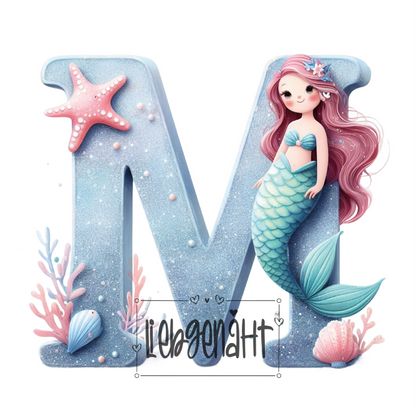 VORBESTELLUNG! - MINI - Alphabet Meermaid Glitter