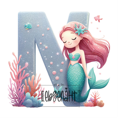 VORBESTELLUNG! - MINI - Alphabet Meermaid Glitter