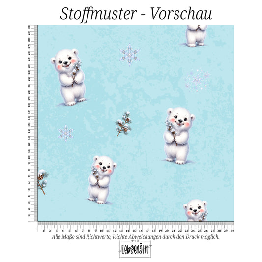VORBESTELLUNG | WINTERWELT | ALLOVER BÄR FROSTHAUCH