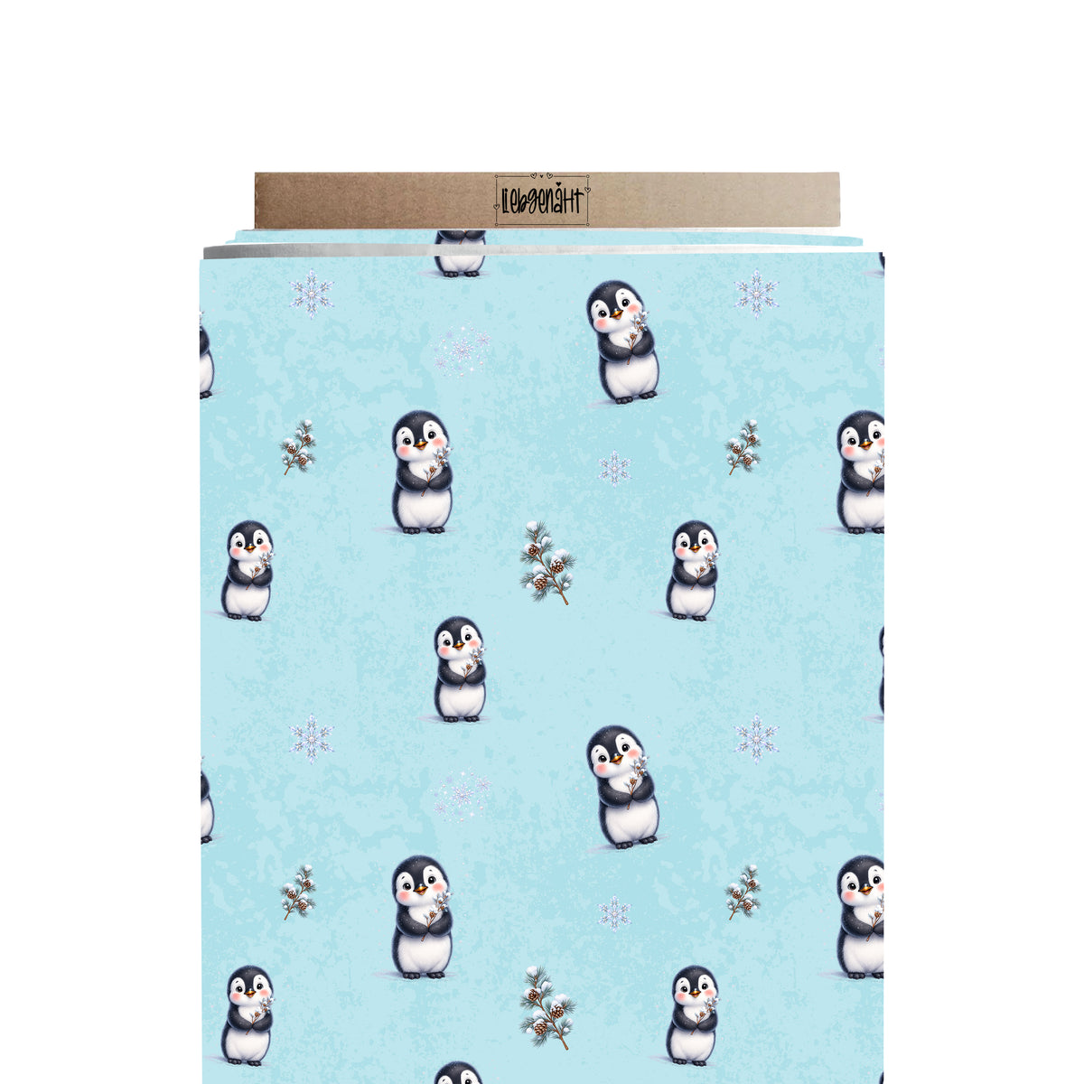VORBESTELLUNG | WINTERWELT | ALLOVER PINGUIN FROSTHAUCH