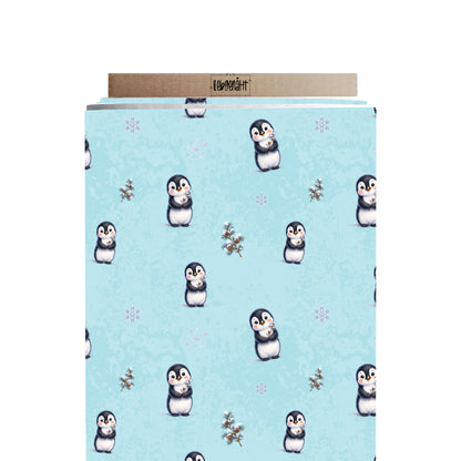 VORBESTELLUNG | WINTERWELT | ALLOVER PINGUIN FROSTHAUCH