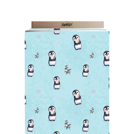 VORBESTELLUNG | WINTERWELT | ALLOVER PINGUIN FROSTHAUCH