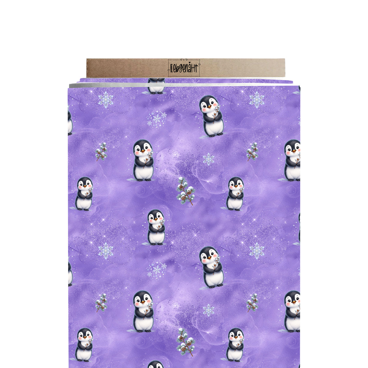 VORBESTELLUNG | WINTERWELT | ALLOVER PINGUIN FLIEDERZAUBER
