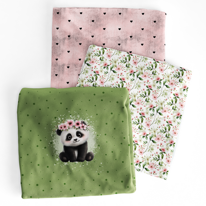 VORBESTELLUNG | PANDA MIT BLUME PANEL