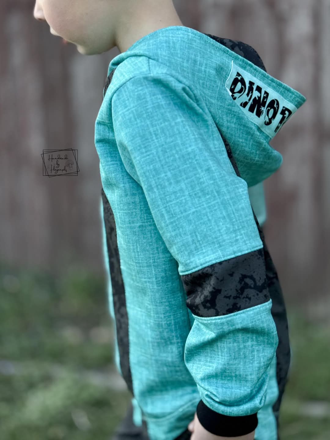 METERWARE! Leinen Blau/Türkis - Jersey