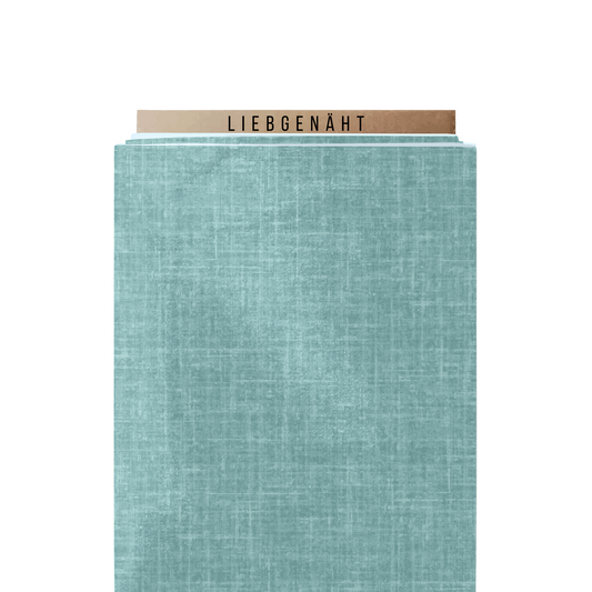 FRENCH TERRY | RESTE | Leinen Blau/Türkis | RESTSTÜCK