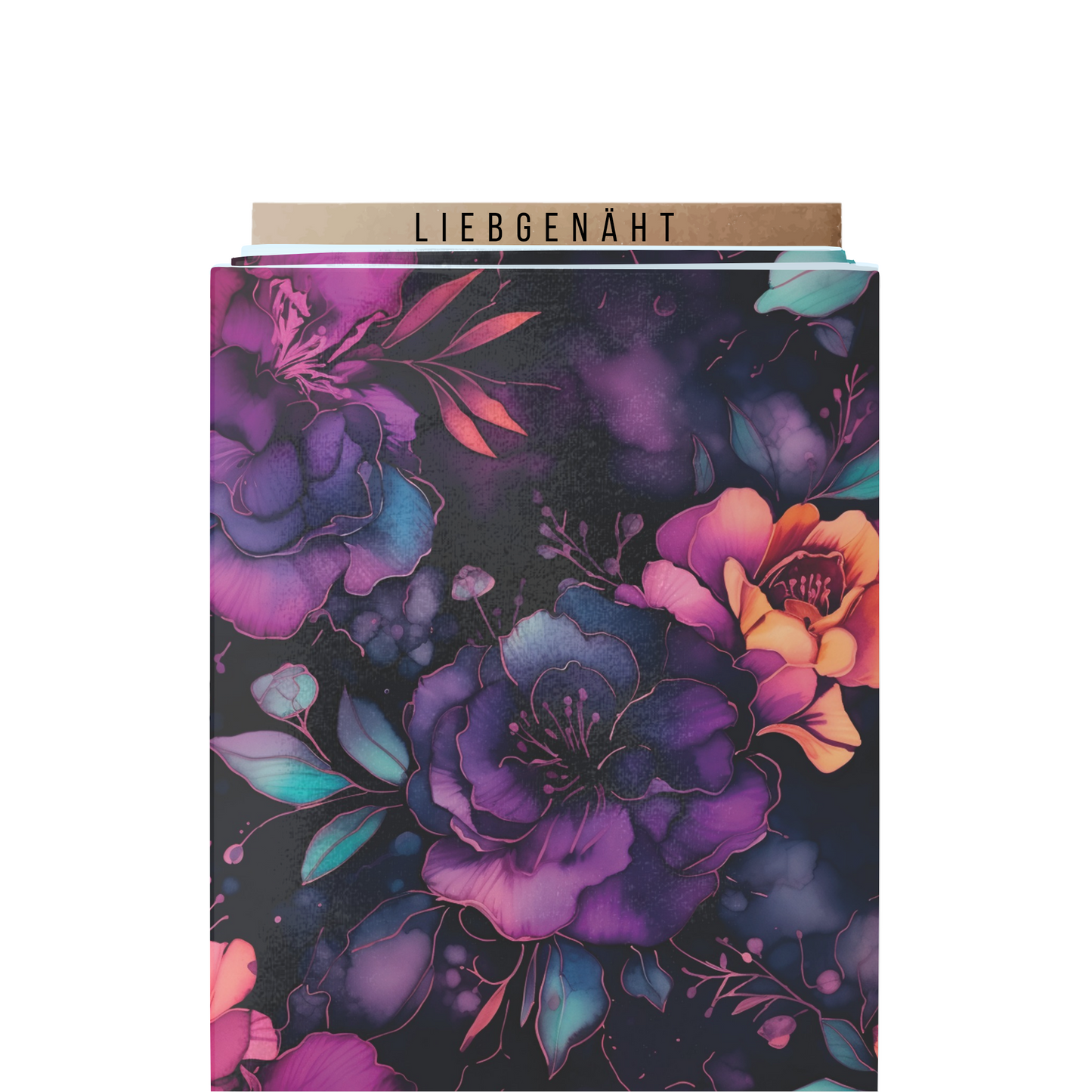 JERSEY | Black Flowers | Meterware