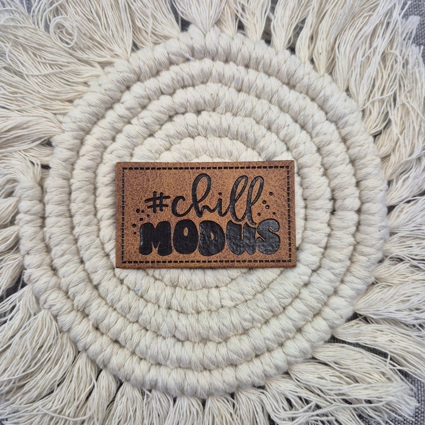Chill Modus | Kunstlederlabel