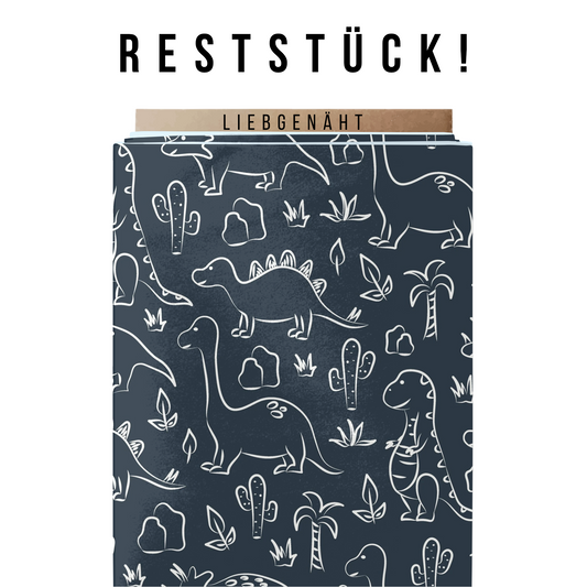 RESTSTÜCK! Dino Allover - French Terry - 1,40m x VB
