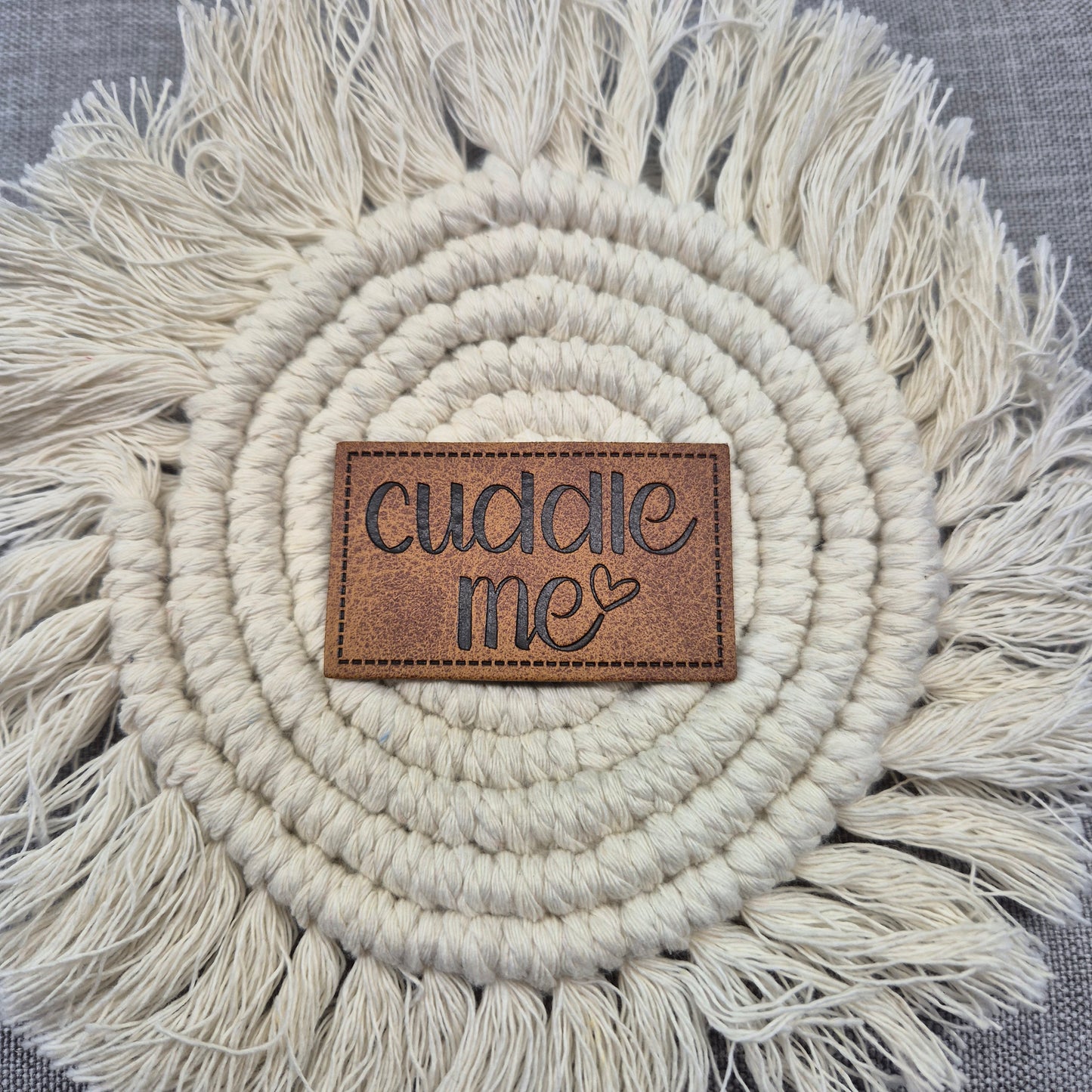 Cuddle me | Kunstlederlabel