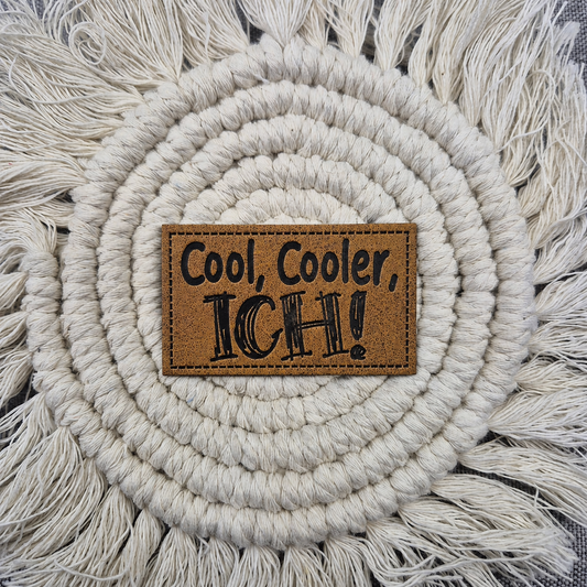 Cool, Cooler, ICH! | Kunstlederlabel
