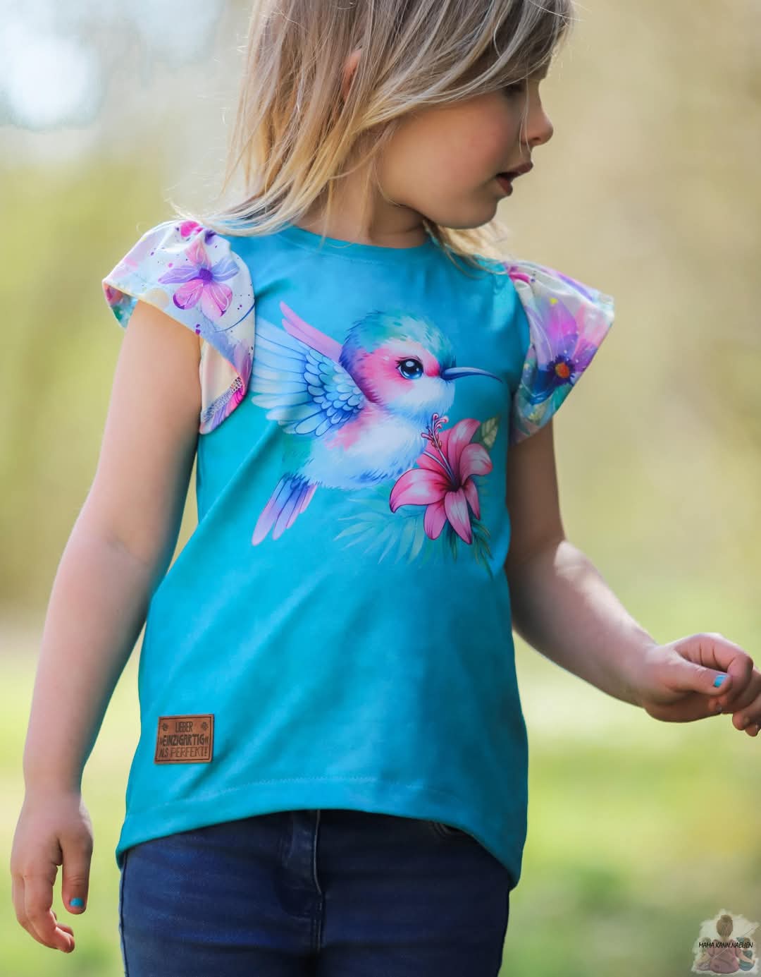 RESTSTÜCK! Blaue Kombi - Jersey - 0,75m x VB