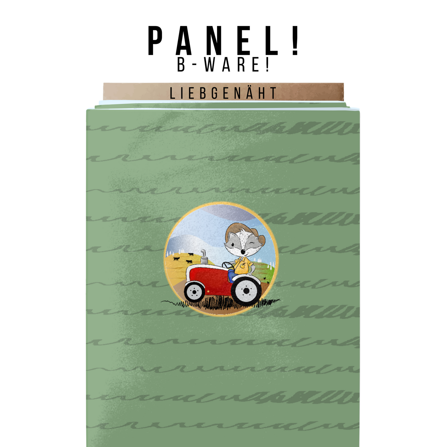 JERSEY | PANEL | B-WARE | Farmer Dachs - Moosgrün | GROWI