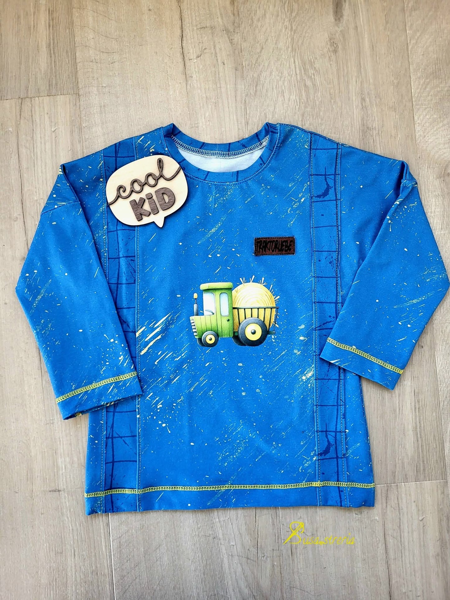 VORBESTELLUNG | BAUERNHOFSERIE | GRUNGE BLAU GELB